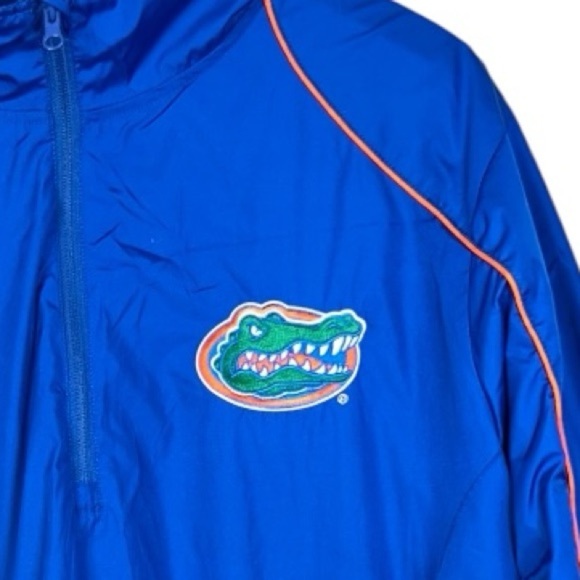 BOX SEAT
NCAA Florida Gators Gator Half Zip Pullover Windbreaker Jacket size XXL - Picture 4 of 8